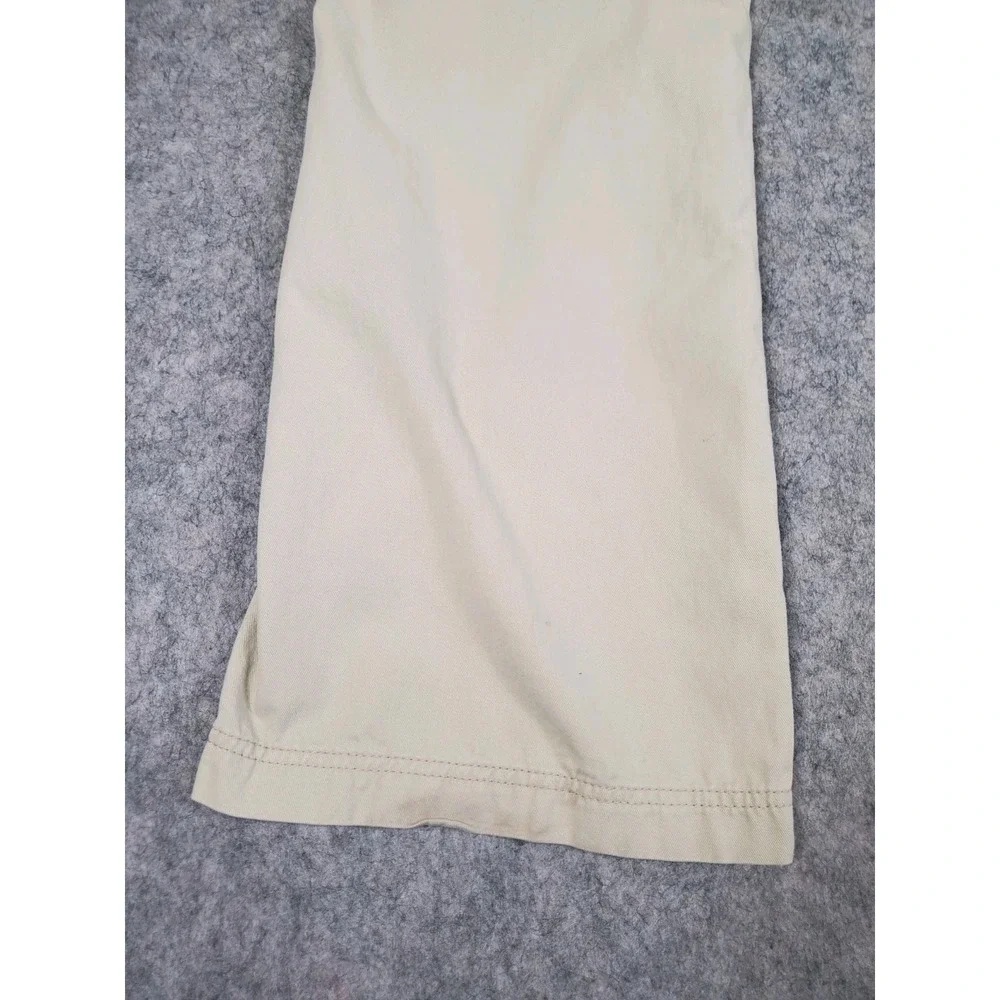Y2K Levi's Cargo Pants Mens 33x30 Tan Khaki Loose Straight Baggy Cotton Utility